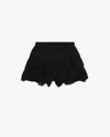 Isabel Marant Étoile Geana Ruffled Cotton Shorts