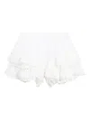 Isabel Marant Étoile Geana Tiered Ruffled Lace-trimmed Cotton-voile Shorts In White