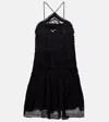 Isabel Marant Étoile Geraldin Lace-trimmed Cotton Minidress