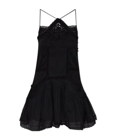 Isabel Marant Étoile Spaghetti Strap Dress In Black
