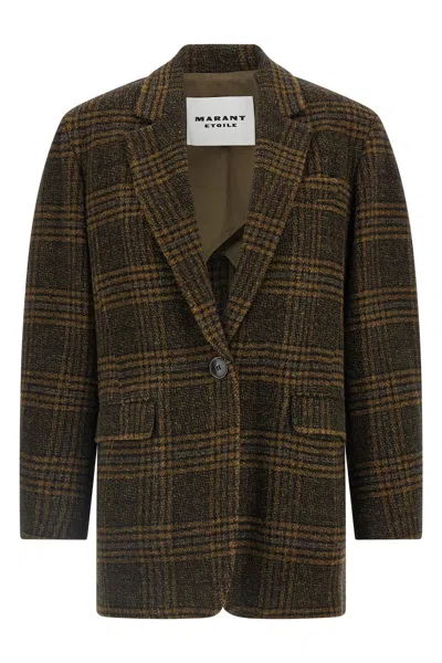Isabel Marant Étoile 'gesina' Blazer In Green