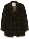 Isabel Marant Étoile Gesina Check Wool Suit Jacket