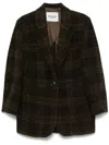 Isabel Marant Étoile Gesina Check Wool Suit Jacket