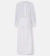 Isabel Marant Étoile Gisela Lace-trimmed Cotton Maxi Dress