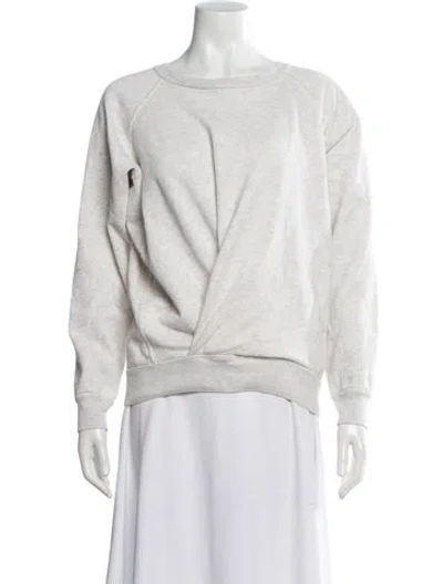 Pre-owned Isabel Marant Étoile Graphic Print Crew Neck Sweatshirt In Neutral