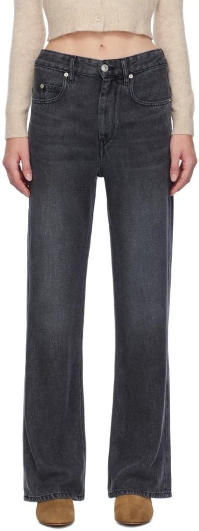 Isabel Marant Étoile Gray Belvira Jeans In 02gy Grey