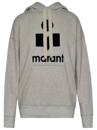 ISABEL MARANT ÉTOILE ISABEL MARANT ÉTOILE GRAY COTTON BLEND MANSEL SWEATSHIRT