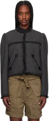 Isabel Marant Étoile Gray Delphina Jacket In Anthracite