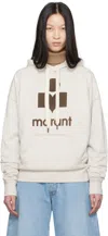 Isabel Marant Étoile Gray Mansel Hoodie In Ecki Ecru/khaki