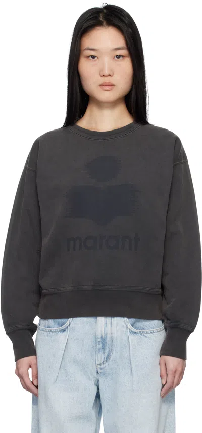 Isabel Marant Étoile Gray Mobyli Sweatshirt In Dark Grey