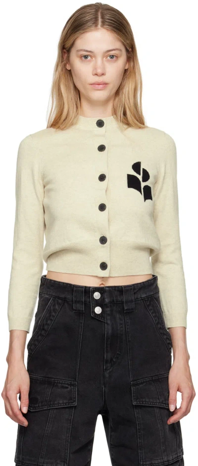 Isabel Marant Étoile Gray Newton Cardigan In 02ly Light Grey