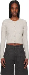 Isabel Marant Étoile Gray Nity Cardigan In Sand