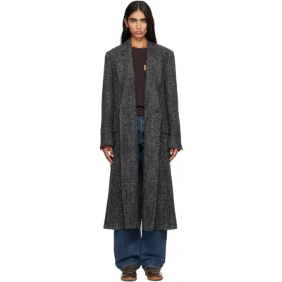 Isabel Marant Étoile Gray Pilda Coat In 02an Anthracite
