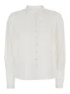 Isabel Marant Étoile Cotton Greicy Shirt Lace Detailing In White