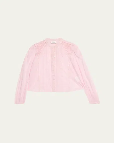 Isabel Marant Étoile Greicy Long-sleeve Lace Blouse
