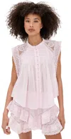 Isabel Marant Étoile Gresia Blouse Light Pink
