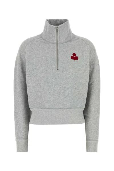 Isabel Marant Étoile Grey Cotton Blend Ross Sweatshirt