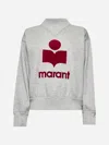 Isabel Marant Étoile Grey Cotton Moby Logo Sweatshirt