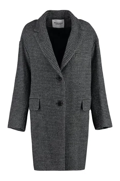 Isabel Marant Étoile Grey Single-breasted Wool Jacket For Women