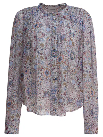 Isabel Marant Étoile Isabel Marant Etoile Grey Viscose Shirt In Purple