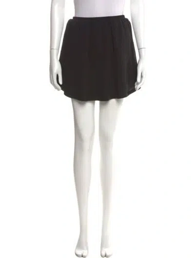 Pre-owned Isabel Marant Étoile Grosgrain Trim Mini Skirt In Black