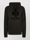 Isabel Marant Étoile Black Hoodie With Tonal Logo Print