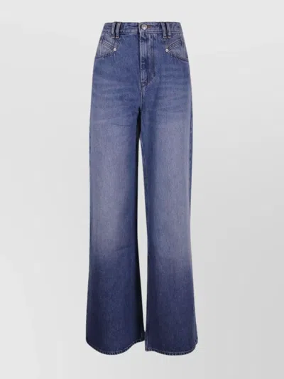 Isabel Marant Étoile Gz Lemon High-rise Wide-leg Trousers