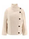 Isabel Marant Étoile Marant Etoile Women Hanis Wool Blend Jacket In Brown