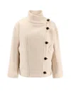 Isabel Marant Étoile Hanis Wool Blend Jacket In Pink