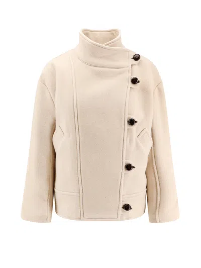 Isabel Marant Étoile Hanis Wool Blend Jacket In Pink
