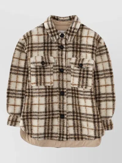 Isabel Marant Étoile Light Brown Regular Checks Shirt