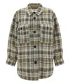 Isabel Marant Étoile Cappotto Harveli In Misto Poliestere Ricamato Donna
