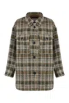 Isabel Marant Étoile Isabel Marant Etoile Harveli Wool Overshirt In Brown