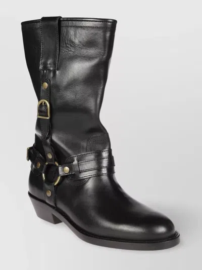 Isabel Marant Étoile Heiko Block Heel Mid-calf Boots