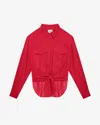 Isabel Marant Étoile Nath Shirt In Red