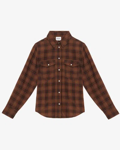 Isabel Marant Étoile Yalisa Shirt In Brown