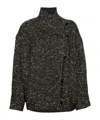 Isabel Marant Étoile Herringbone-pattern Jacket In Black
