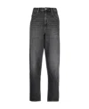 Isabel Marant Étoile High-rise Straight-leg Jeans In Black