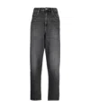 Isabel Marant Étoile High-rise Straight-leg Jeans In Black