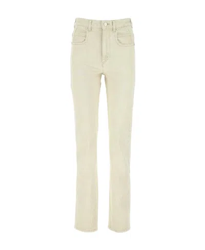 Isabel Marant Étoile High-waist Straight-leg Jeans In Nude
