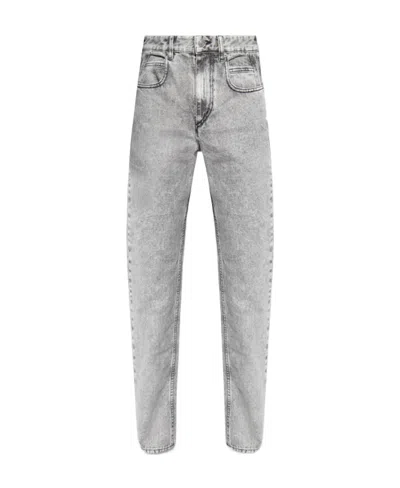Isabel Marant Étoile High-waist Straight-leg Jeans In Nude