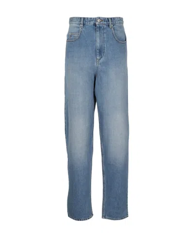 Isabel Marant Étoile High-waisted Boyfriend Jeans In Blue