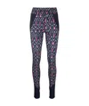 Isabel Marant Étoile High-waisted Graphic-print Leggings In Black
