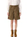 Isabel Marant Étoile Isabel Marant Etoile Katja Shorts In Brown