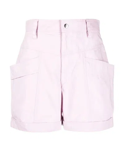 Isabel Marant Étoile High-waisted Shorts In Purple