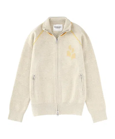 Isabel Marant Étoile High-neck Knitted Cardigan In Multi