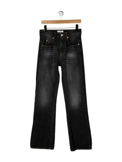 Pre-owned Isabel Marant Étoile High-rise Flared Jeans In Black
