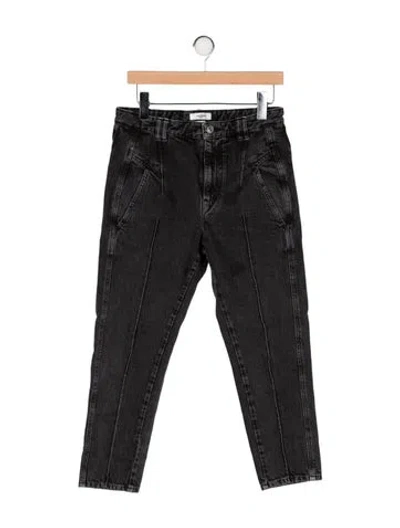 Pre-owned Isabel Marant Étoile High-rise Skinny Leg Jeans In Black