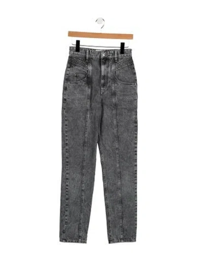 Pre-owned Isabel Marant Étoile High-rise Skinny Leg Jeans In Gray