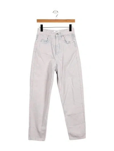Pre-owned Isabel Marant Étoile High-rise Straight Leg Jeans In Blue